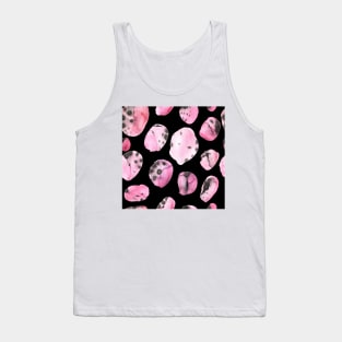 watercolor polka dots seamless pattern Tank Top